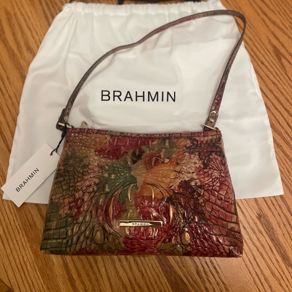 BRAHMIN LORELEI NWT LEATHER lightweight shoulder bag